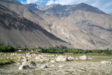 View in Wakhan Corridor in Afghanistan