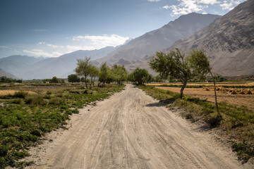 View in Wakhan Corridor in Afghanistan