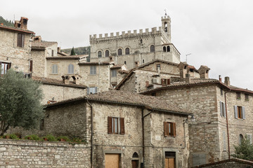 Fototapeta na wymiar Historic city center of Assisi, Italy