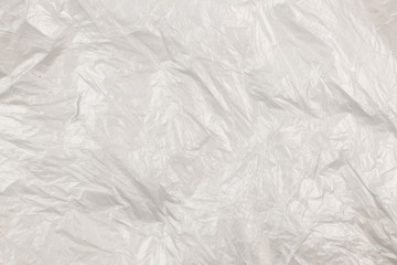 Plastic wihite background. Top view.