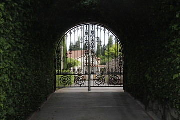 Entrance to the garden