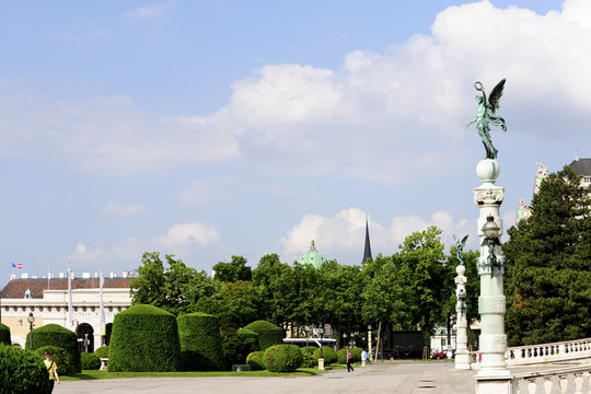 Statue vor dem Kunsthistorischen Museum Wien, Heldentor, &Ouml;sterr