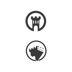 Castle Logo Template vector symbol