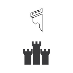 Castle Logo Template vector symbol