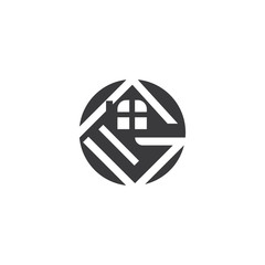 Property and Construction Logo Template vector symbol