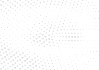 Abstract halftone dotted background. Futuristic grunge pattern, star, shadow.  Gray modern optical pop art texture for posters, sites, business cards, cover, labels mock-up, vintage stickers