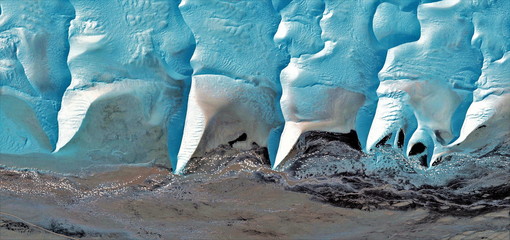 glaciation,  abstract photography of the deserts of Africa from the air, aerial view of desert landscapes, Genre: Abstract Naturalism, from the abstract to the figurative, contemporary photo art © munimara