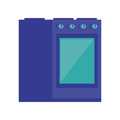 kitchen oven appliance isolated icon