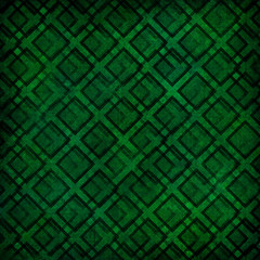 Green Abstract Background Illustration with Layers of Square Designs