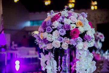 Flores de evento coloridas