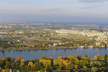 Fototapeta premium Wien, Alte Donau, Österreich, 22. Bezirk, Donaucity