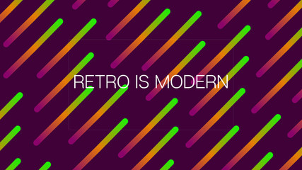 Funky Neon Blend Vector Background. Dreamy Neon Bright Trendy Landing 