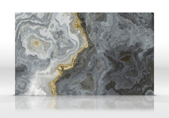 Gray and gold marble pattern