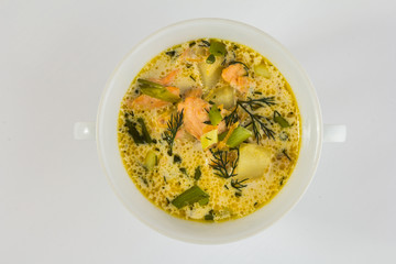 salmon soup