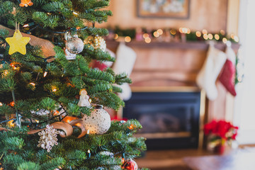 christmas tree and gifts