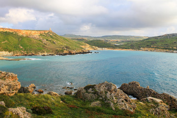 Golden Bay views, Malta