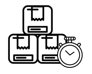 pile of boxes packing postal service