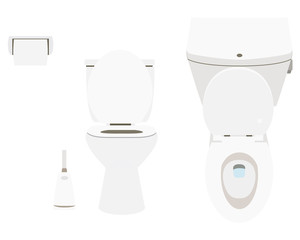 イラスト素材　トイレ　便器　ベクター