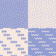 Seamless floral patterns