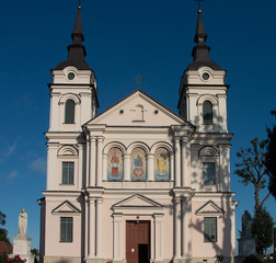 Fototapeta na wymiar Kościół św. Jana Chrzciciela w Wysokiem Mazowieckiem