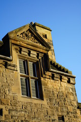 Architectural details in Edinburgh city