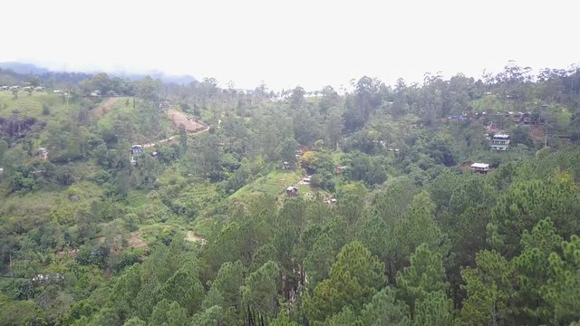 Aereal view of Sri Lanka, the old Ceylan