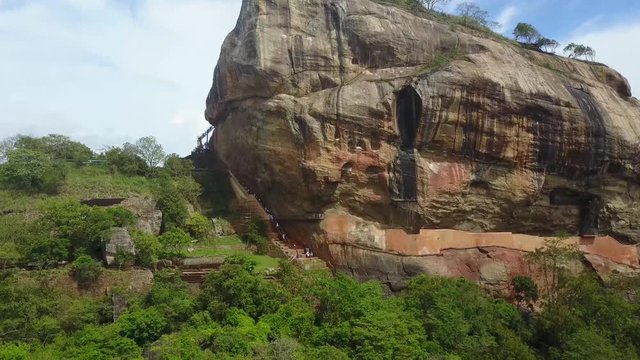 Aereal view of Sri Lanka, the old Ceylan
