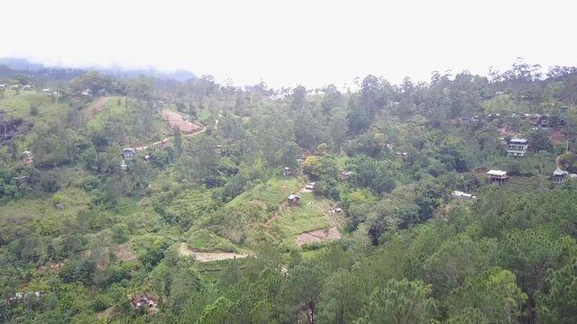 Aereal view of Sri Lanka, the old Ceylan