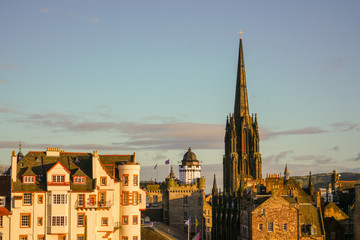 Fototapeta premium Edinburgh city view in Scotland
