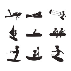 bundle of people practicing extreme sports