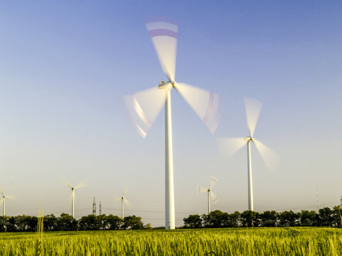 Windpark Parndorf, &Ouml;sterreich, Burgenland, Nordburgenland, Parn