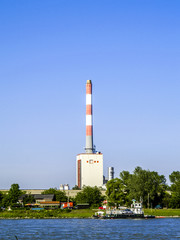 Obraz premium Kraftwerk Dürnrohr, Österreich, NIederösterreich, Donauraum,
