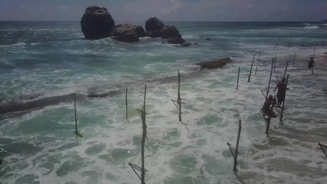 Aereal view of Sri Lanka, the old Ceylan