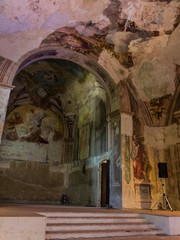 Fototapeta na wymiar Old monastery of Missaglia in Lombardy, Italy