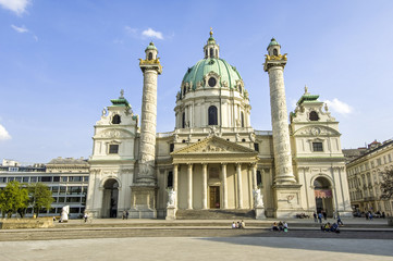 Karlskirche, Österreich, Wien, Karlsplatz