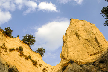 Melnik, weisser Sandsteinfels, Bulgarien, Piringebirge