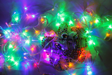 Installation of the included luminous garland of Christmas bells