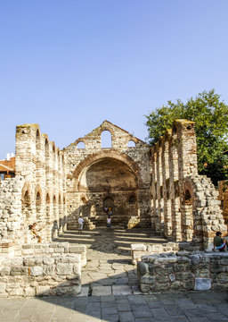 Nessebar, Ruine der alten Metropolitenkirche, Stara Mitropolia,