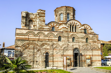 Fototapeta na wymiar Nessebar, Pantokrator Kirche, Bulgarien, Schwarzes Meer