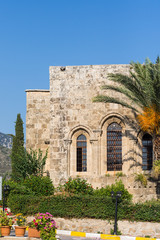 Fototapeta na wymiar North Cyprus Bellapais Abbey Gothic architecture