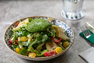 avacado salad close up photos 