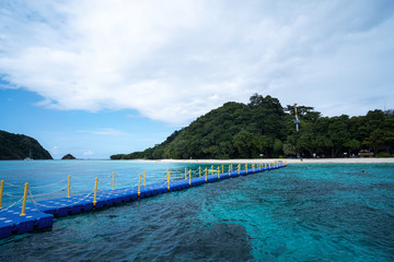 view of tropical island