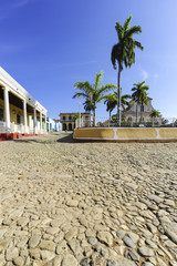 Kuba, Trinidad, Plaza Mayor, Kirche der heiligen Dreifaltigkeit,