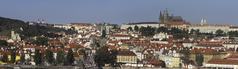 Fototapeta na wymiar Prag, Burgberg Hradschin mit Veitsdom, Tschechische Republik