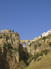 Ronda, Malaga, Andalusien, Spanien, Altstadt, Schlucht El Tajo,