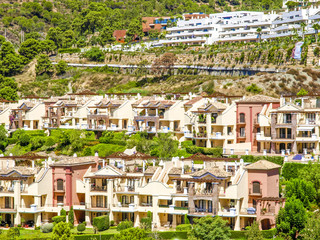 Fototapeta premium Wohnsiedlung, Spanien, Andalusien