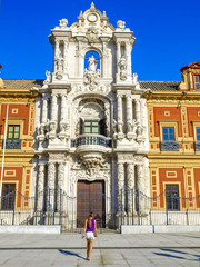 Fototapeta na wymiar Sevilla, Andalusien, Spanien, Alcazar, Königspalast, Reales Alc