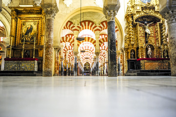 Fototapeta na wymiar Moschee Mezquita de Cordoba, Spanien, Andalusien, Cordoba