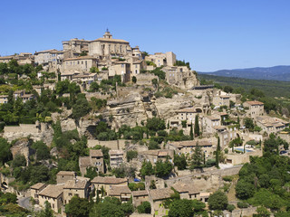 Fototapeta na wymiar Stadtansicht Gordes, Provence, Frankreich, Gordes
