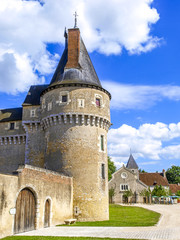 Loire Schloss, Fougeres Sur Bievre, Frankreich, Loire-Tal